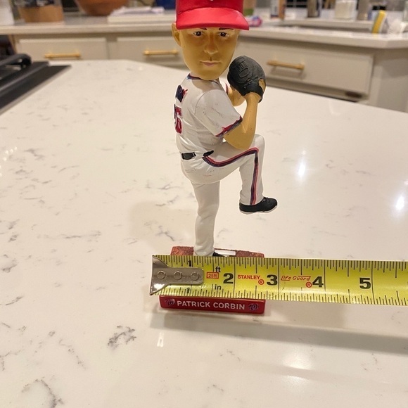 Washington Nationals Collectible Pitcher 2019 Patrick Corbin Bobblehead  SAIC - Picture 7 of 7